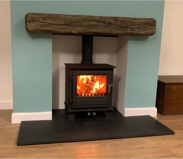 Clock Blithfield 5 Fireplace Transformation