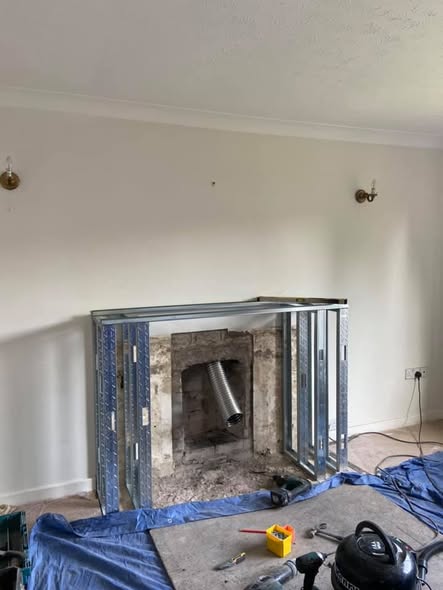 Clock Blithfield 5 Fireplace Transformation
