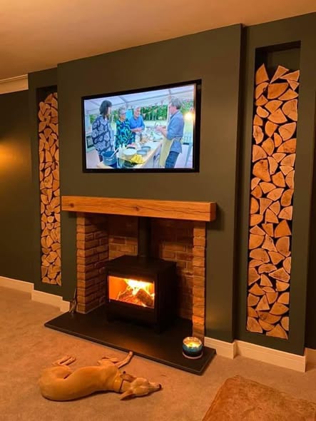 Vision VEL90 Electric Fire with Polar White Marble Fireplace