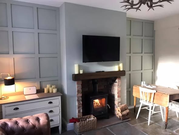 Vision VEL90 Electric Fire with Polar White Marble Fireplace