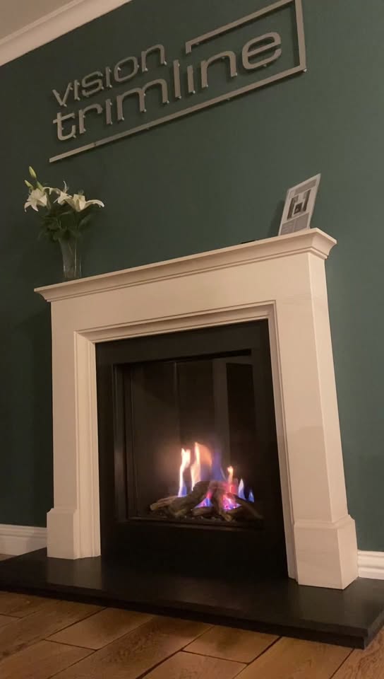 Bio Ethanol Fireplace Package for Flat Wall Installation
