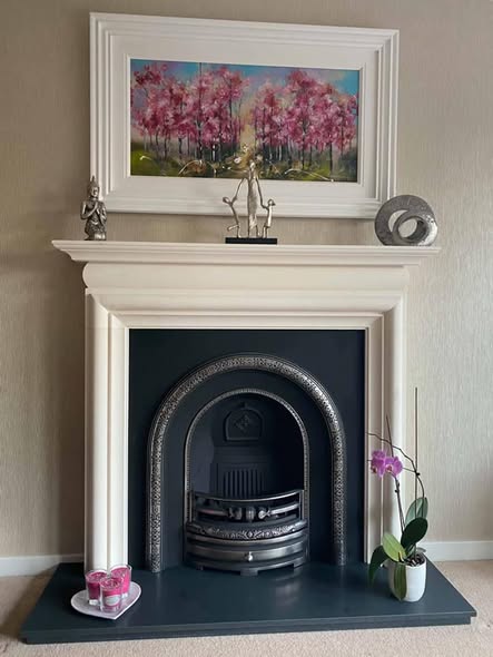 Bio Ethanol Fireplace Package for Flat Wall Installation