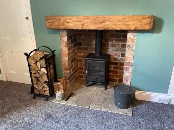 Rustic Gosforth Inglenook Fireplace with Norvik 5