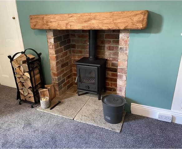 Rustic Gosforth Inglenook Fireplace with Norvik 5