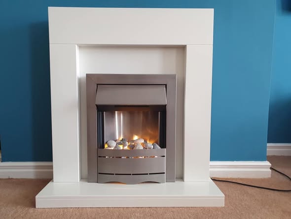 Medium Tinderbox Stove in Restored Ebchester Fireplace
