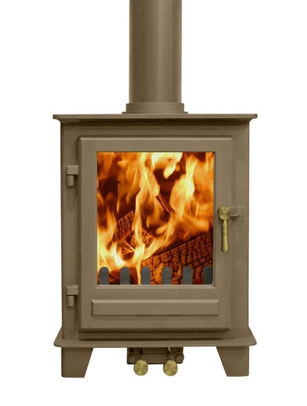 Medium Tinderbox Stove in Restored Ebchester Fireplace