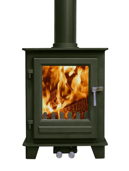 Medium Tinderbox Stove in Restored Ebchester Fireplace