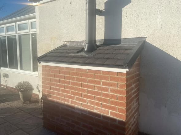 Parkray Aspect 5 Stove with Full-Height Tiled Wall in Amble