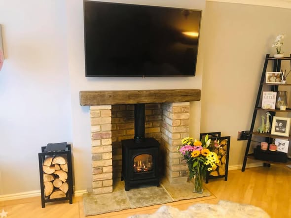 Stove Package with Reclaimed Brick Chamber
