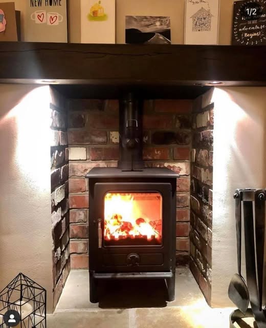 Stove Package with Reclaimed Brick Chamber