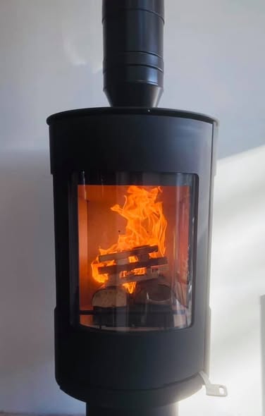 Westfire Uniq 37 Pedestal Stove in Wallsend Extension