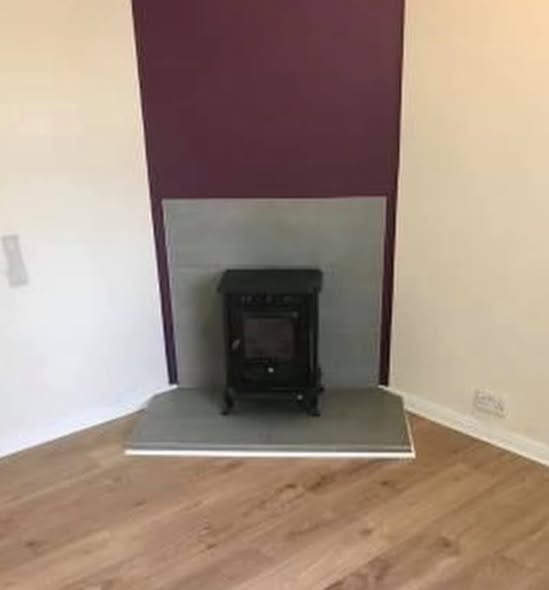 Ponteland Rustic Snug Library Fireplace Transformation