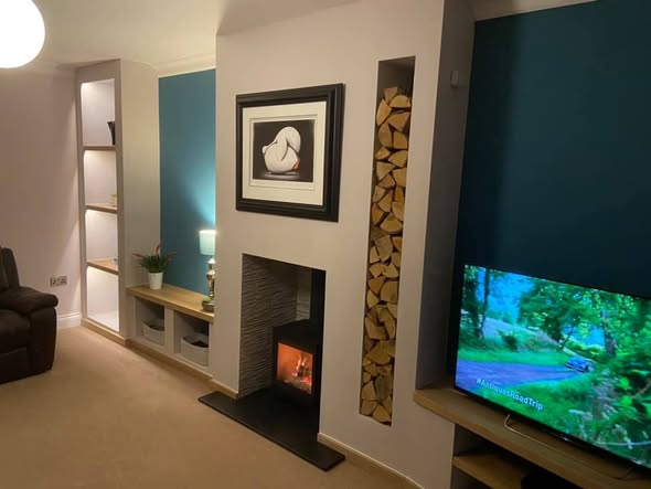 Jesmond Brick Fireplace Repair with Parkray Aspect 5