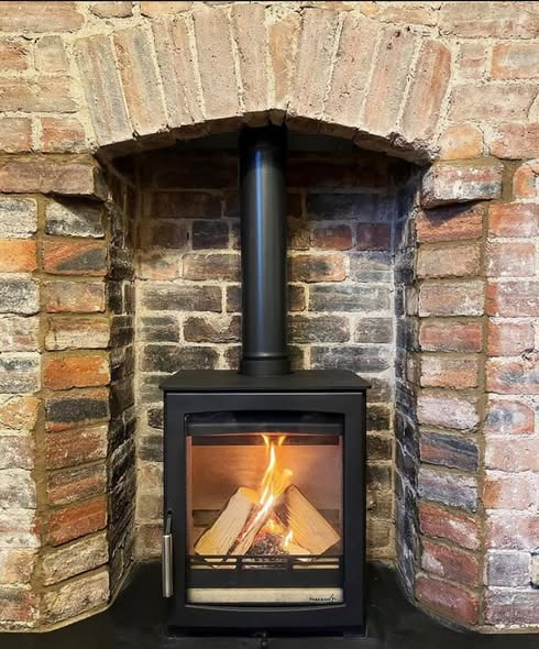 Jesmond Brick Fireplace Repair with Parkray Aspect 5