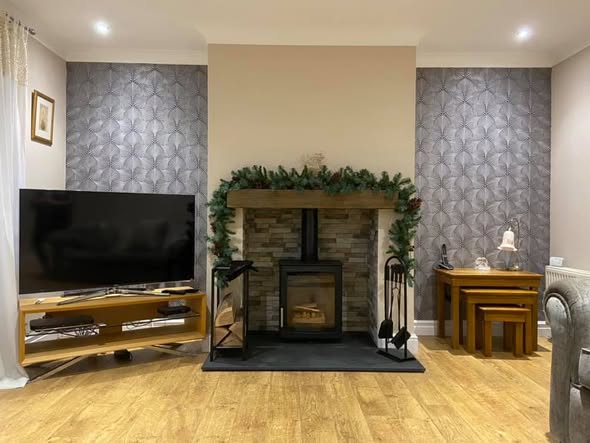Parkray Aspect 5 Christmas Fireplace Transformation