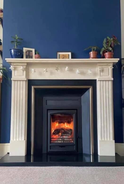 Trajan 5 Inset Stove Replacing Old Gas Fire in Consett