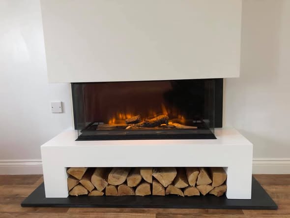 Parkray Aspect 5 Fireplace Built for Large Room