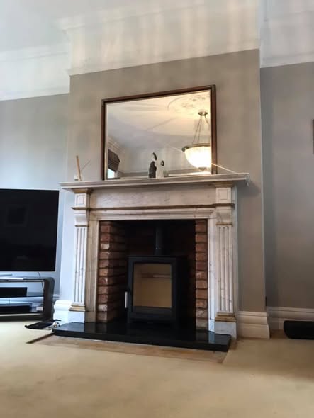 Parkray Aspect 5 Eco in Existing Limestone Surround
