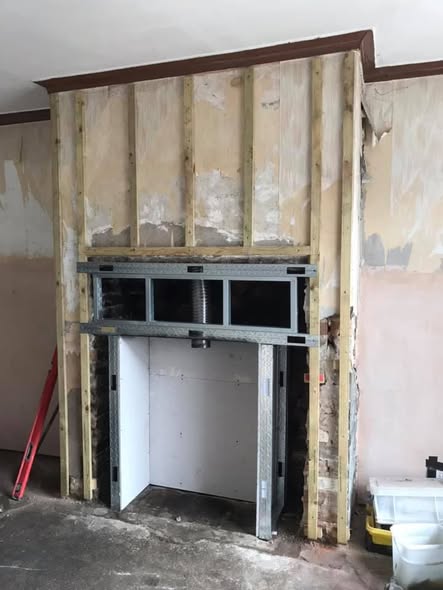 Parkray Aspect 7 Gas Stove in Original Brick Fireplace