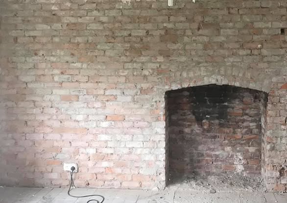 Norvik 5 Stove with Full Brick Slip Chimney Breast