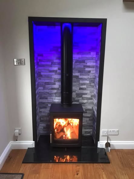External Brick Chamber Stove Installation in Cramlington