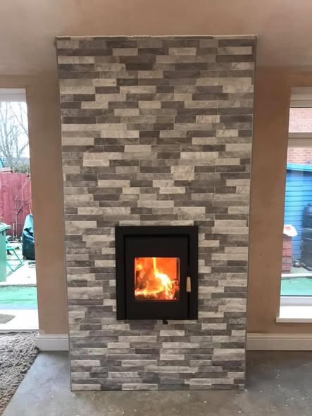 1970s Fireplace Transformed into Cottage Inglenook