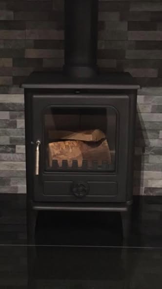Package Stove Installation with Tiled Inglenook Chamber in Blyth