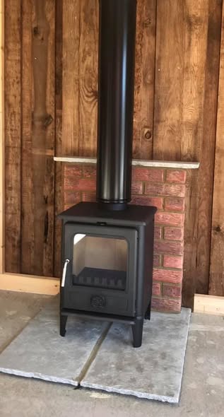 Norvik 5 Stove in Timber Garden Room