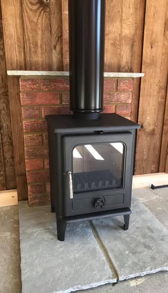 Norvik 5 Stove in Timber Garden Room
