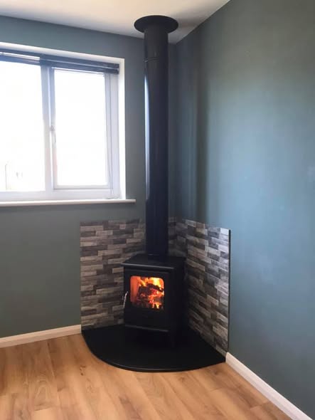 Norvik 5 Stove in Garage Conversion