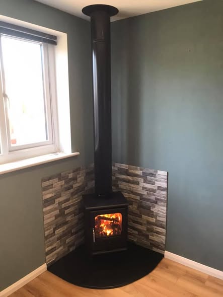 Avalon 4 Gas Stove Fireplace Transformation