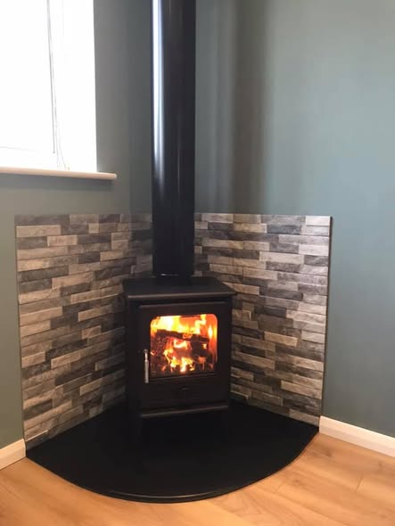 Avalon 4 Gas Stove Fireplace Transformation