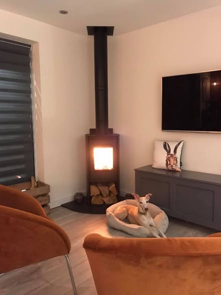Di Lusso R4 Euro Stove Replacement with Oyster Slate Chamber