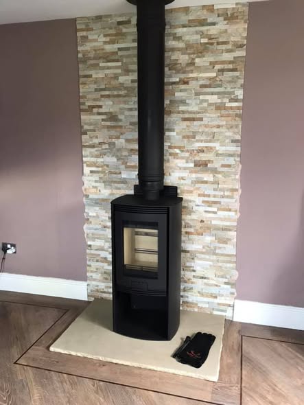 Di Lusso R4 Euro Stove Replacement with Oyster Slate Chamber