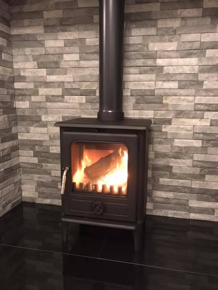 Di Lusso R4 Euro Stove Replacement with Oyster Slate Chamber
