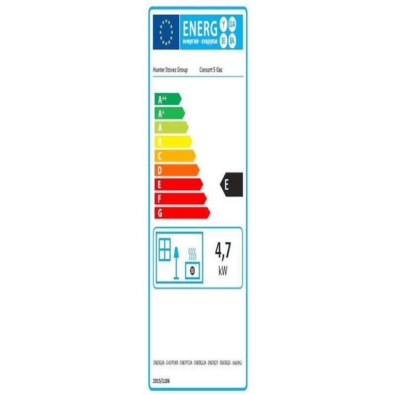 Consort 5 gas energy label