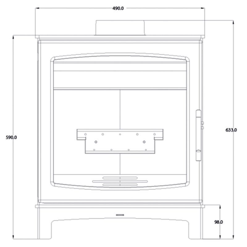 Dimensions front