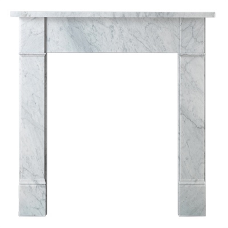 Flat Victorian Italian Carrara marble full