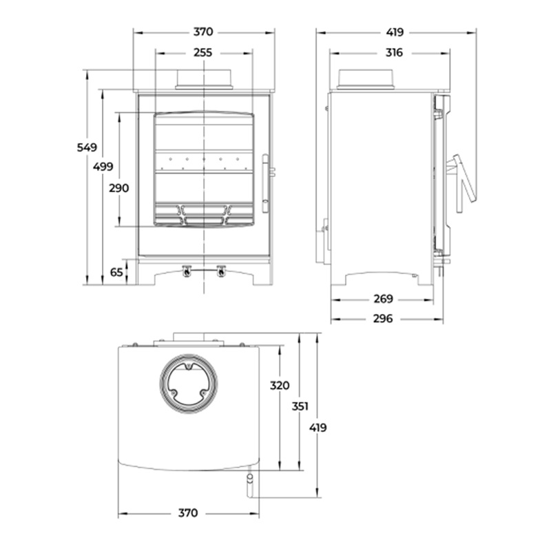 Small Tinderbox Dimensions